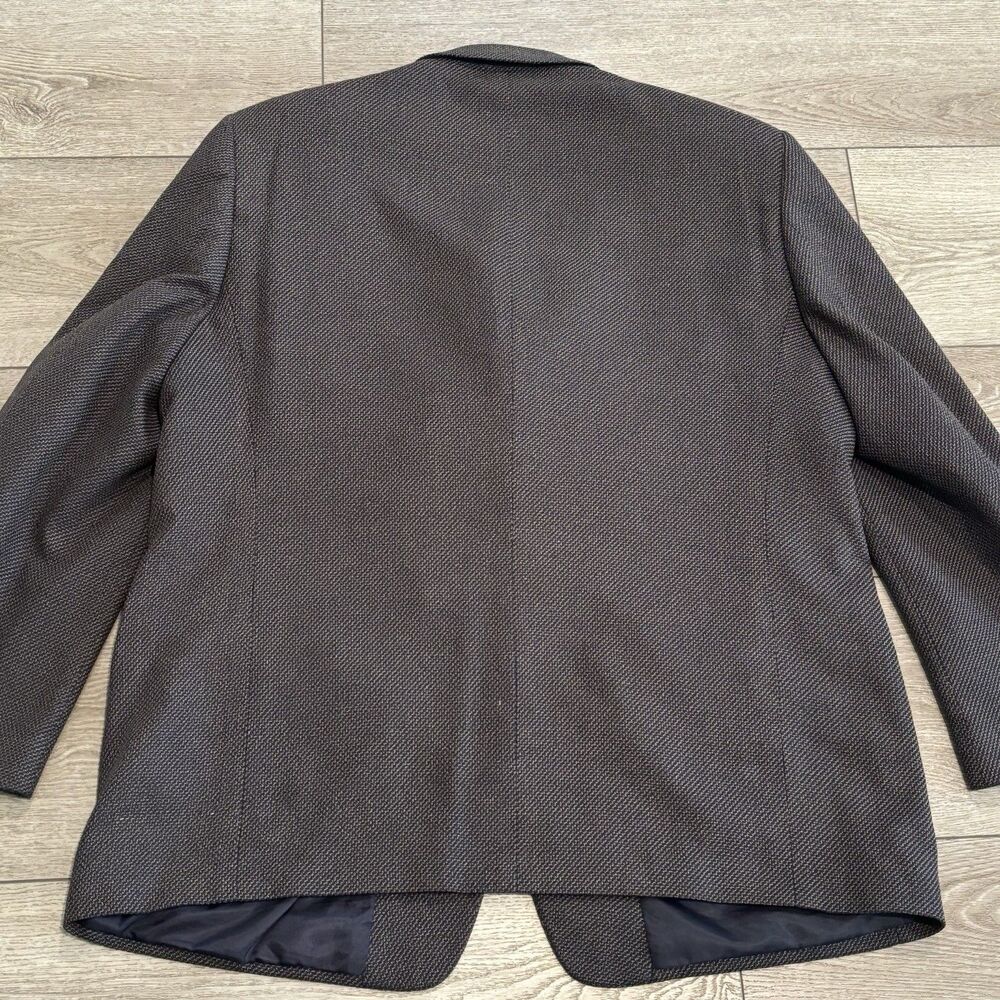 Versini Sports Coat Blazer Mens 50R Tweed Jacket Silk 3 Button Woven - Picture 7 of 11